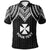 Wallis and Futuna Custom Polo Shirt Polynesian Armor Style Black Unisex Black - Polynesian Pride