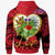 Wallis and Futuna Hoodie The Love of Blue Crowned Lory - Polynesian Pride