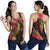 Wallis and Futuna Women's Racerback Tank - Tropical Hippie Style Black - Polynesian Pride