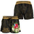 Wallis and Futuna Women's Shorts - Polynesian Gold Patterns Collection - Polynesian Pride