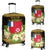 Wallis and Futuna Luggage Covers - Polynesian Gold Patterns Collection Black - Polynesian Pride