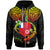 Wallis and Futuna Custom Zip up Hoodie Lizard Good Chest Unisex Reggae - Polynesian Pride