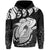 Hawaii Polynesian Aumakua Hammerhead Shark Hoodie Cloud Style White - Polynesian Pride