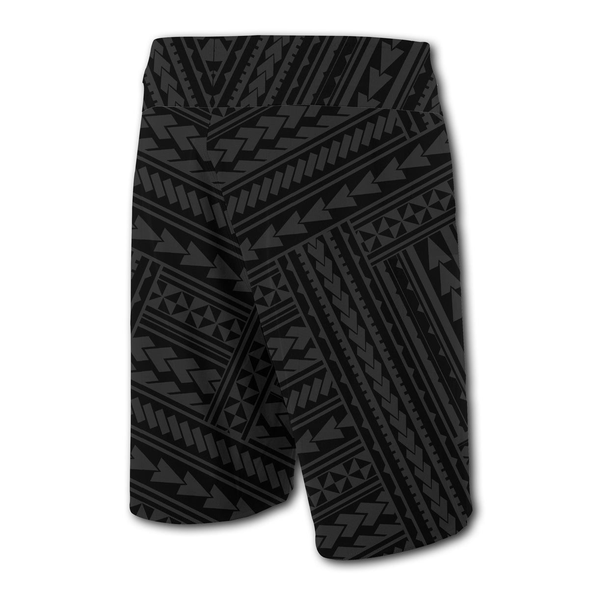 Hawaii Kakau Polynesian Coat Of Arms Board Shorts - White - Polynesian Pride