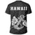 Hawaii Kakau Anchor T Shirt White - Polynesian Pride