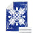 Hawaiian Quilt Maui Plant And Hibiscus Premium Blanket - White Blue - AH - Polynesian Pride