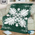 Hawaiian Quilt Maui Plant And Hibiscus Premium Blanket - White Sacramento - AH - Polynesian Pride