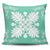 Hawaiian Quilt Maui Plant And Hibiscus Pattern Pillow Covers - White Seafoarm - AH One Size White - Polynesian Pride