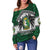 Tonga Liahona High School Women's Off Shoulder Sweatshirt Polynesian Patterns LT6 - Polynesian Pride