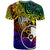 Yap Custom T Shirt Rainbow Polynesian Pattern - Polynesian Pride