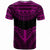 Yap T Shirt Tribal Pattern Cool Style Purple Color - Polynesian Pride