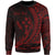 Kosrae Custom Personalised Sweatshirt - Wings Style Red Color Unisex Red - Polynesian Pride