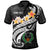 Pohnpei Custom Polo Shirt Pohnpei Seal Polynesian Patterns Plumeria (Black) Unisex Black - Polynesian Pride