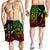 Hawaii Custom Personalised Men's Shorts - Hawaii Seal Rocket Style (Reggae) Black - Polynesian Pride