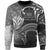 Samoa Custom Personalised Sweaters - Samoa Seal Wave Style (Black) Unisex Black - Polynesian Pride