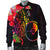 Yap State Men's Bomber Jacket - Tropical Hippie Style - Polynesian Pride