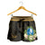 Yap State Women's Shorts - Polynesian Gold Patterns Collection - Polynesian Pride