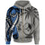 Yap Zip up Hoodie Classical Coconut Tree Unisex Gray - Polynesian Pride