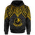 Yap Custom Hoodie Micronesian Pattern Armor Style - Polynesian Pride