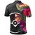 Yap Polo Shirt Hibiscus Polynesian Pattern - Polynesian Pride