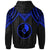 Yap Custom Hoodie Polynesian Armor Style Blue - Polynesian Pride