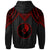 Yap Custom Zip up Hoodie Polynesian Armor Style Red - Polynesian Pride