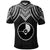 Yap Custom Polo Shirt Polynesian Armor Style Black - Polynesian Pride