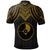 Yap Polo Shirt Polynesian Armor Style Gold - Polynesian Pride