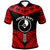 YAP Custom Polo Shirt Tribal Pattern Cool Style Red Color Unisex White - Polynesian Pride