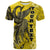 Vanuatu Custom T Shirt Polynesian Phoenix Bird, Fairytales Bird Yellow Unisex Yellow - Polynesian Pride