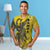 Samoa T Shirt Polynesian Phoenix Bird, Fairytales Bird Yellow - Polynesian Pride