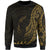 Tokelau Sweatshirt - Custom Personalised Polynesian Pattern Style Gold Color Unisex Gold - Polynesian Pride