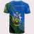 Solomon Islands T Shirt Custom Symmetrical Lines - Polynesian Pride