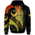 Hawaii Zip up Hoodie Hawaii Polynesian Decorative Patterns Unisex Black - Polynesian Pride