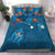 Hawaiian Islands Bedding Set - Hawaii Tropical Flowers and Turtles Blue LT13 Blue - Polynesian Pride