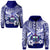 Custom Samoa Polynesian Zip Hoodie Samoan Loved Turtles LT13 Unisex Blue - Polynesian Pride