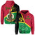 Custom Vanuatu Hoodie Aboriginal Turtle Mix Sand Drawing LT13 Zip Hoodie Red - Polynesian Pride