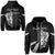 Custom New Zealand Rugby Zip Hoodie Haka All Black mix Ta Moko LT13 Black - Polynesian Pride