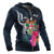 Fiji Polynesian Zip up Hoodie Tropical Flower - Polynesian Pride