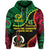 Vanuatu 42nd Anniversary Hoodie Tugeta Yumi Celebratem Indipendens Dei LT9 Zip Hoodie Black - Polynesian Pride