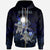 Marshall Islands Polynesian Zip up Hoodie Blue Turtle Couple Unisex Blue - Polynesian Pride