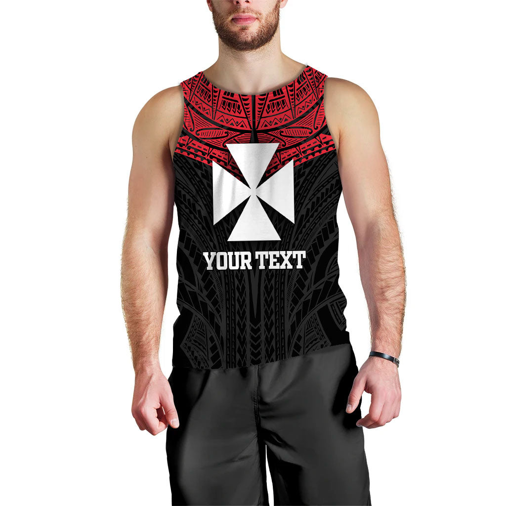 (Custom Personalised) Wallis And Futuna Pride Men Tank Top - LT12 - Polynesian Pride