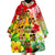 Aloha Poly Fest Polynesian Pattern With Tropical Flowers Wearable Blanket Hoodie LT14 - Polynesian Pride