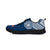 American Samoa Athletic Sneakers - American Samoa Seal Polynesian Tattoo Behind (Blue Version) - A0 - Polynesian Pride