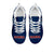 American Samoa Athletic Sneakers - American Samoa Seal Polynesian Tattoo Behind (Blue Version) - A0 - Polynesian Pride