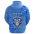 Custom Apifoou College Tonga Hoodie Unique Version Full Blue - Polynesian Pride