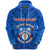 Kolisi Apifoou College Tonga Zip Hoodie Full Blue - Polynesian Pride