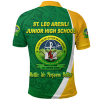 St. Leo Aresili Junior High School Polo Shirt Simple Style LT8 - Polynesian Pride