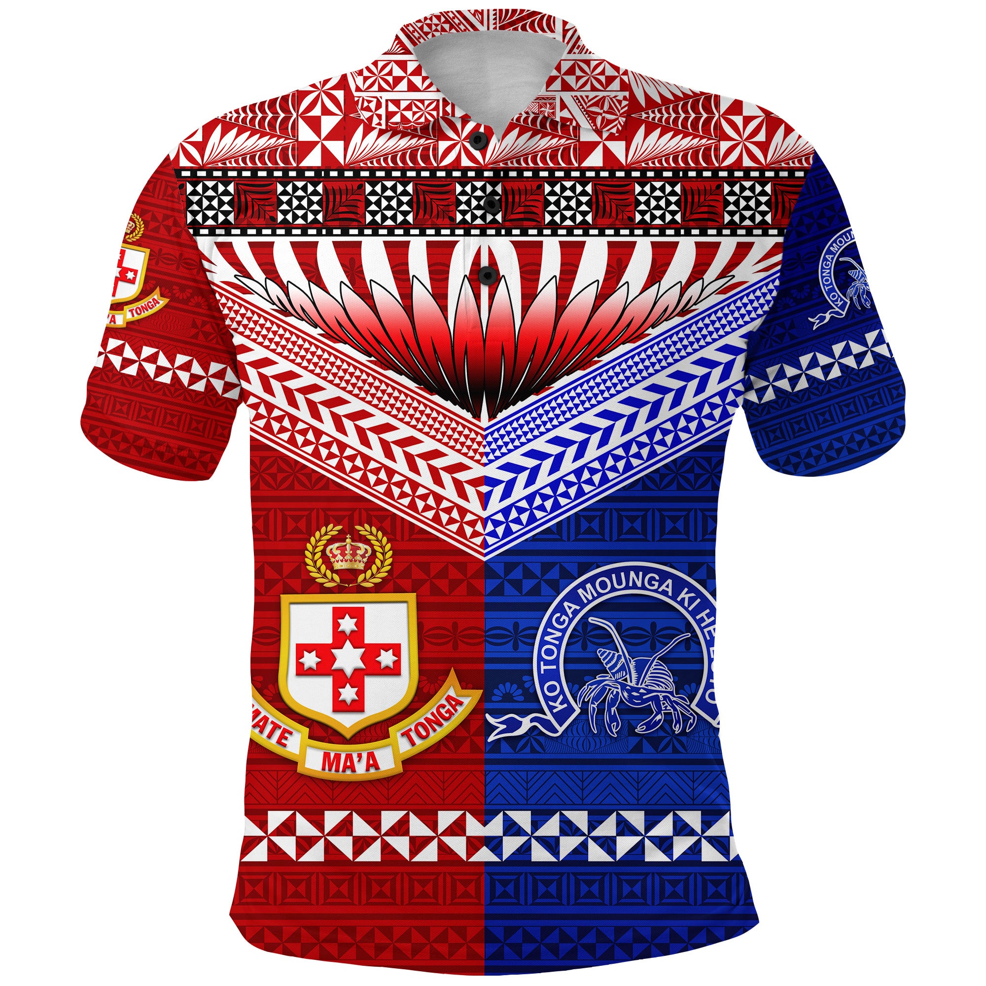 Custom Kolisi Tonga College Atele and Tupou College Toloa Polo Shirt Together Unique LT8 - Polynesian Pride