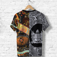 Australia Aboriginal and Fiji Go Fishing T Shirt Together LT8 - Polynesian Pride